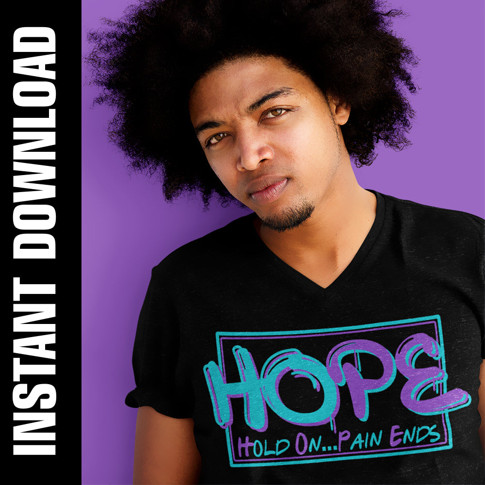 HOPE Hold On Pain Ends PNG SVG