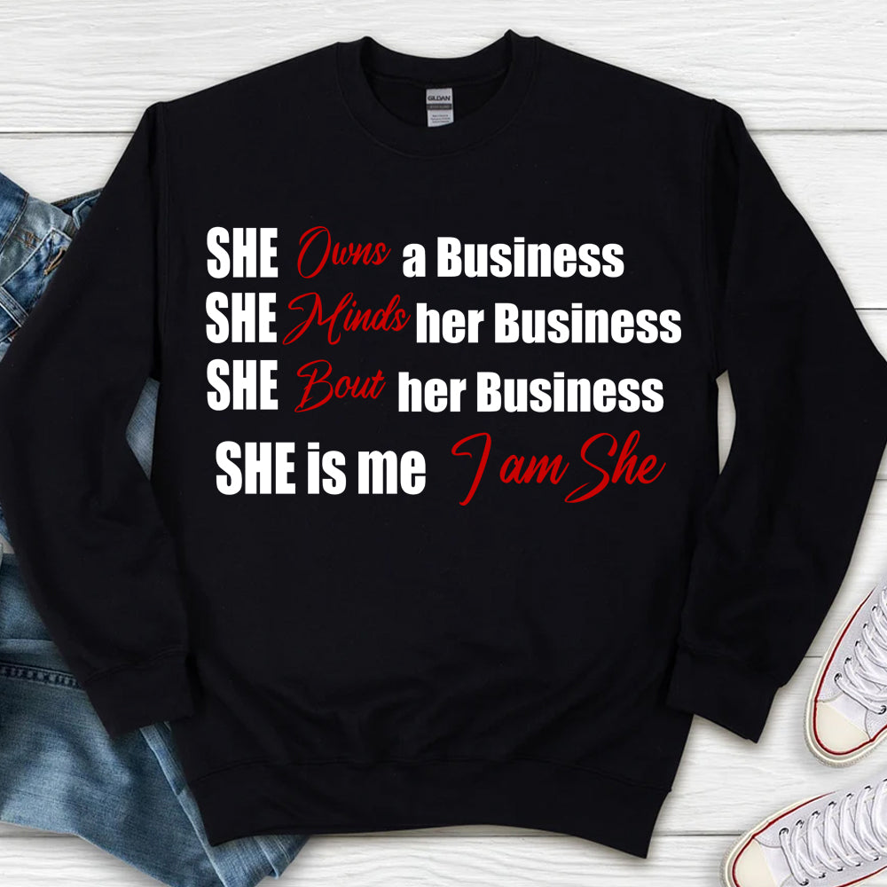 She Minds Her Business PNG