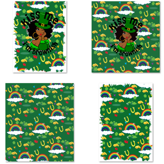 Rainbow Brownish Girl Added Designs