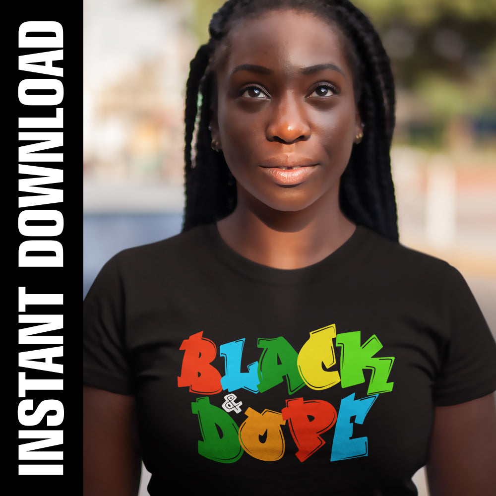 Black and Dope PNG SVG