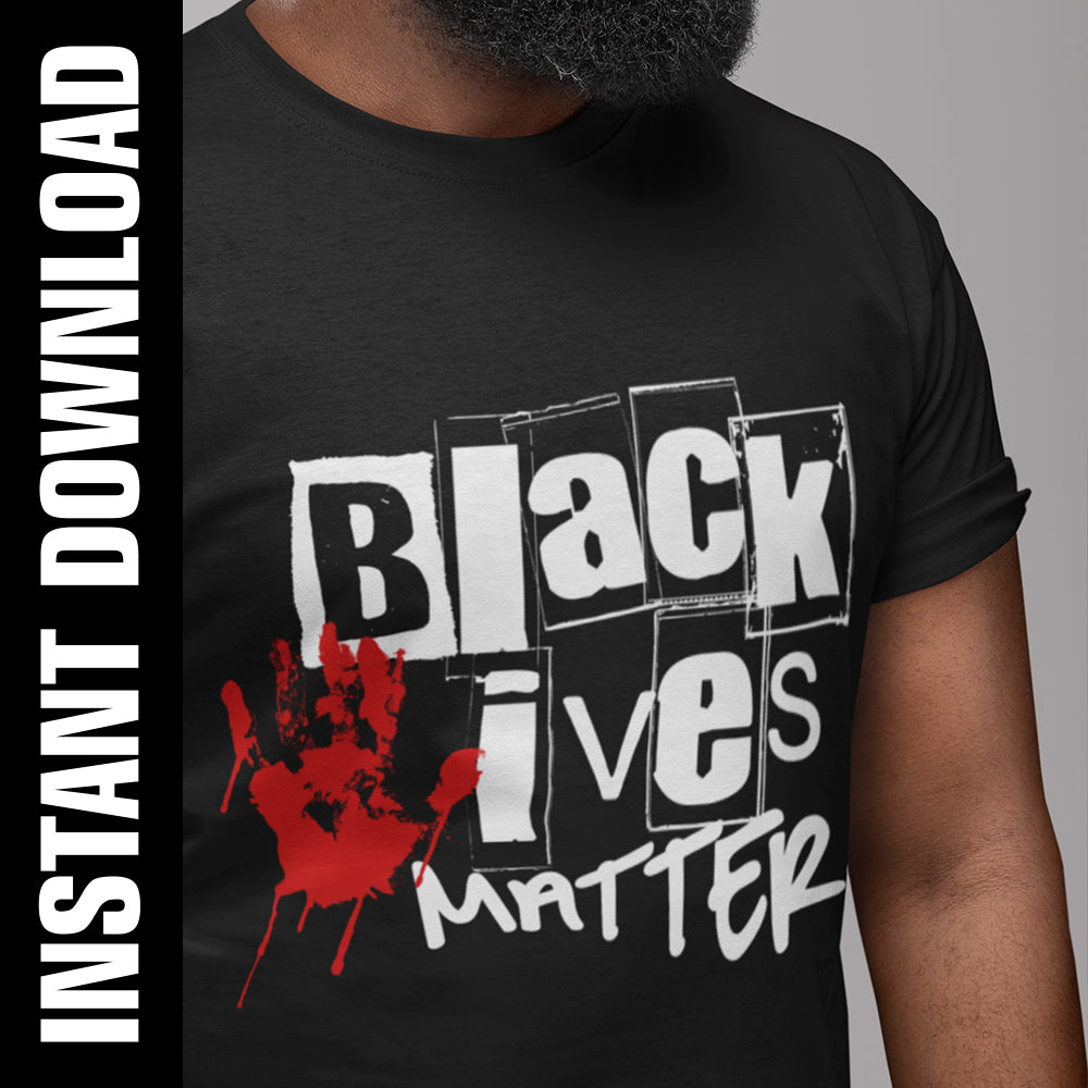 BLM Handprint SVG PNG