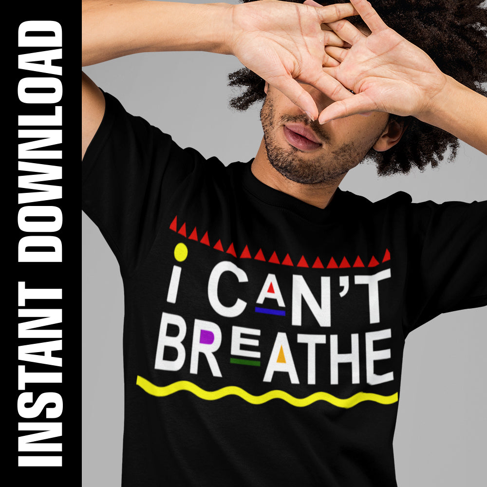 I Can't Breathe PNG SVG