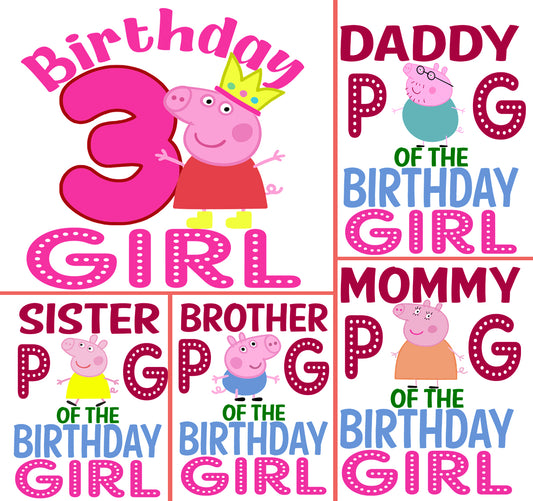 Peppa Pig Birthday Family Bundle