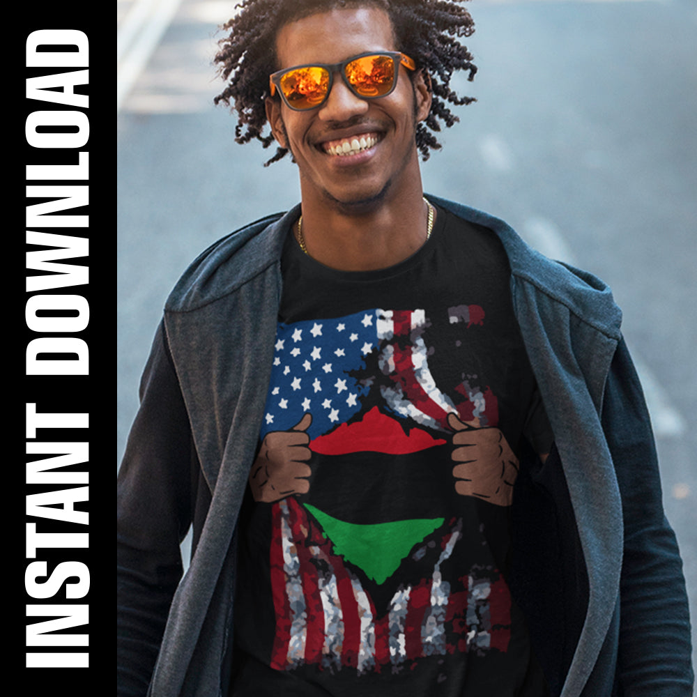 RGB Flag Breaking Out JPG SVG