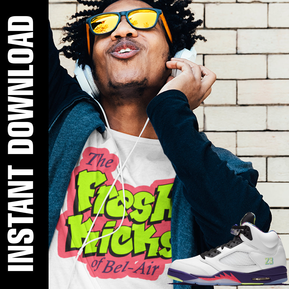 The Fresh Kicks of Bel Air Air Jordan PNG SVG