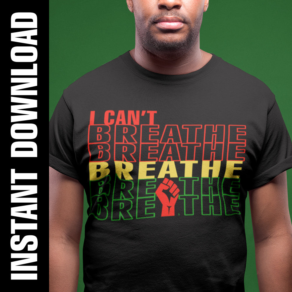 I Can't Breathe PNG SVG