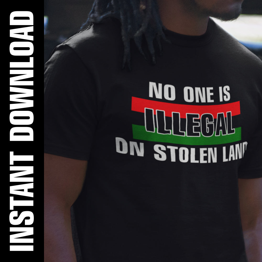 No One Is Illegal PNG SVG