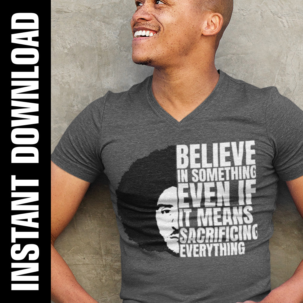 Kaepernick Believe in Something PNG SVG