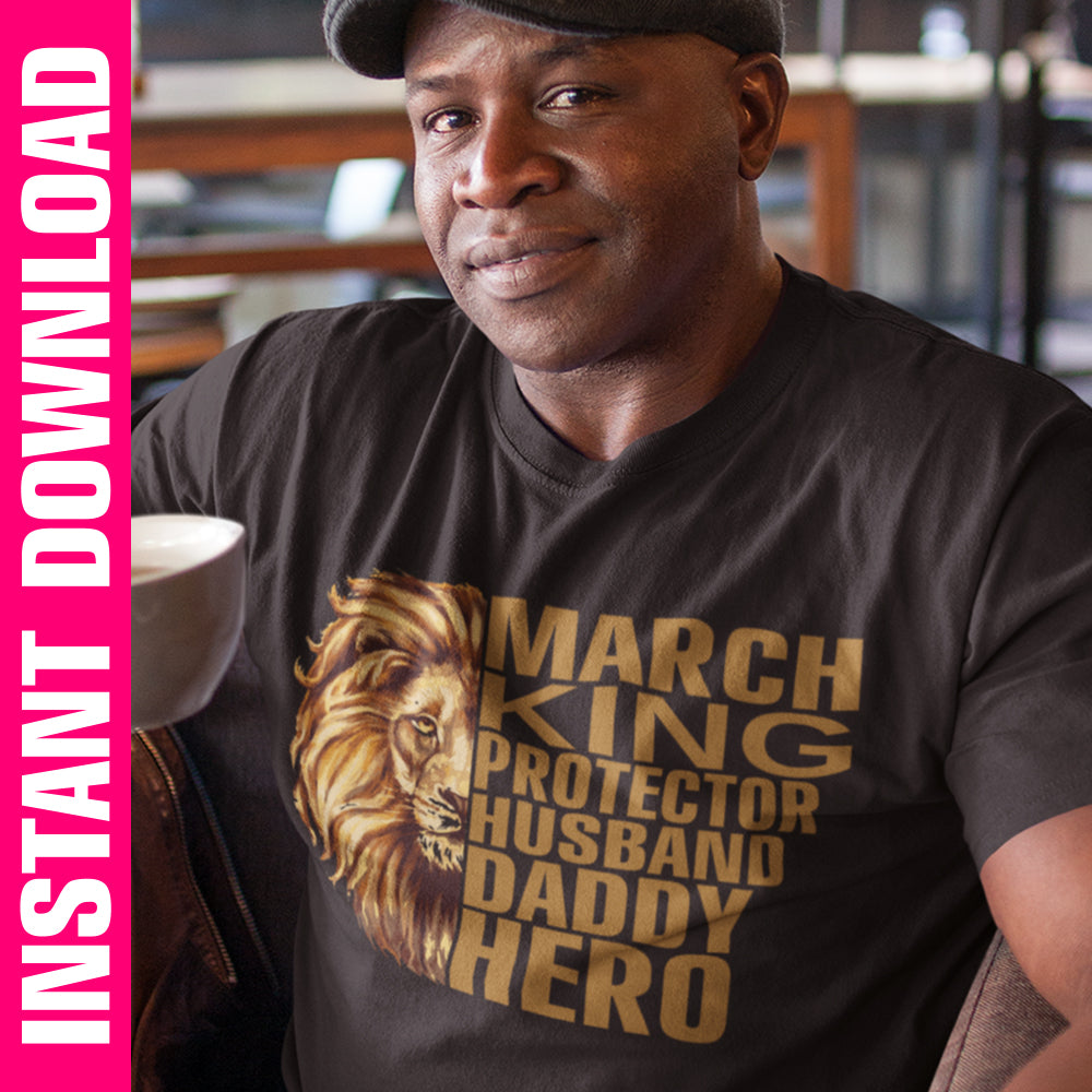 March King Lion Protector PNG SVG