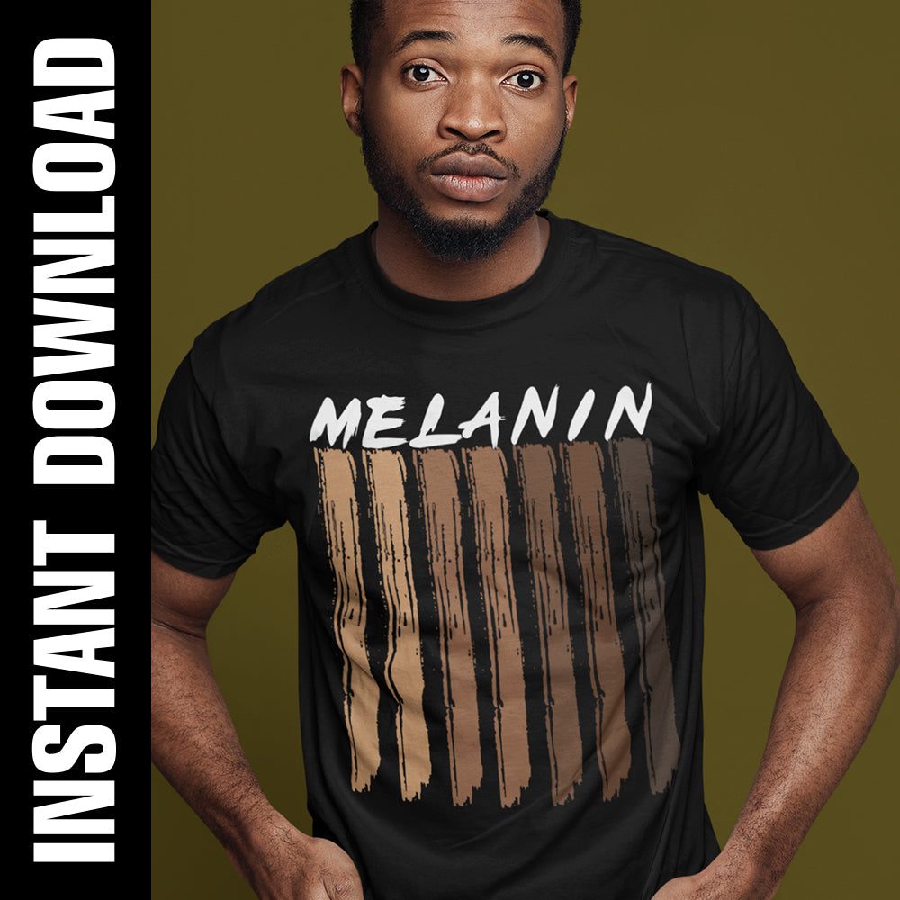 Shades of Melanin Pride PNG SVG
