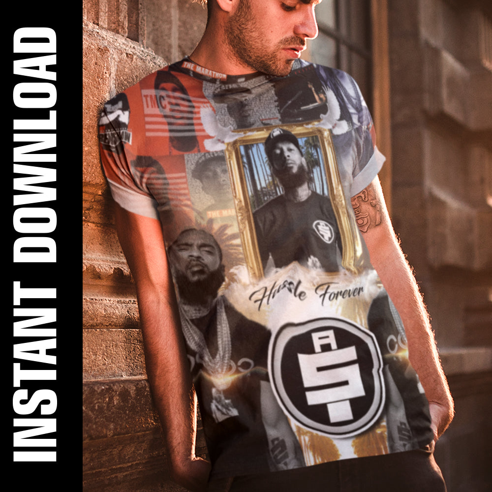 Nipsey Hussle AOP Sublimation Design