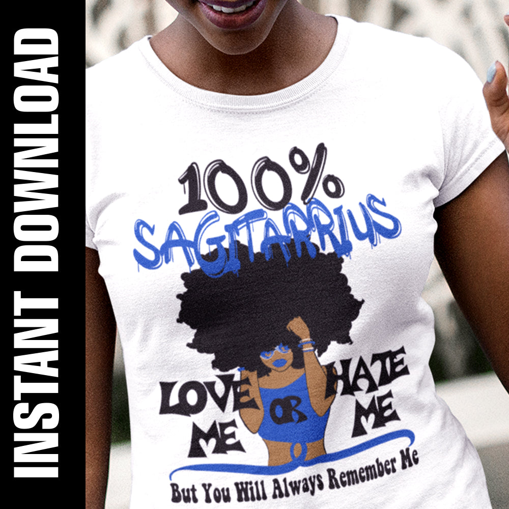 100% Sagittarius PNG SVG