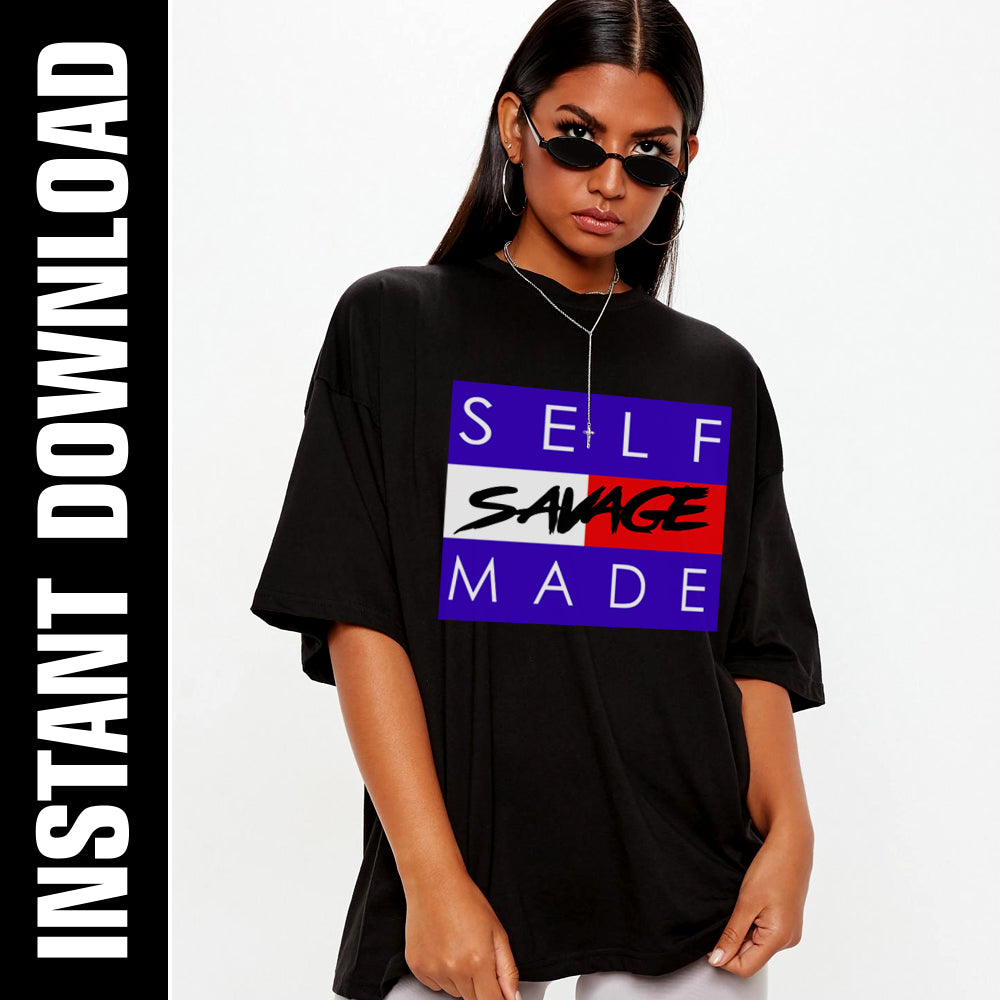 Self Made Savage PNG SVG