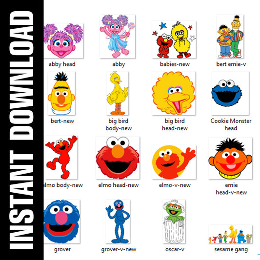 Sesame Street PNG SVG