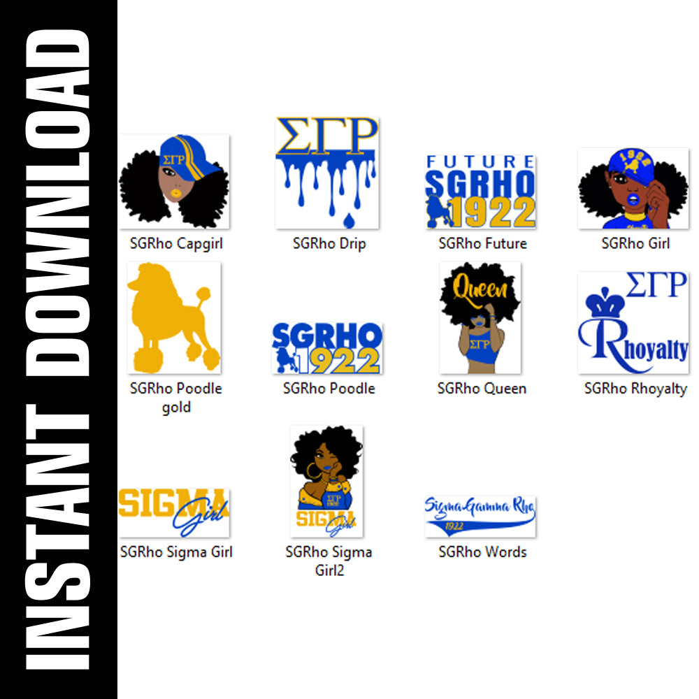 SGRho PNG SVG Bundle