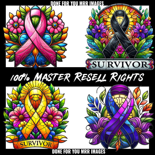 Cancer Awareness Ribbons MRR Bundle