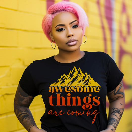 Awesome Things Mountains PNG SVG