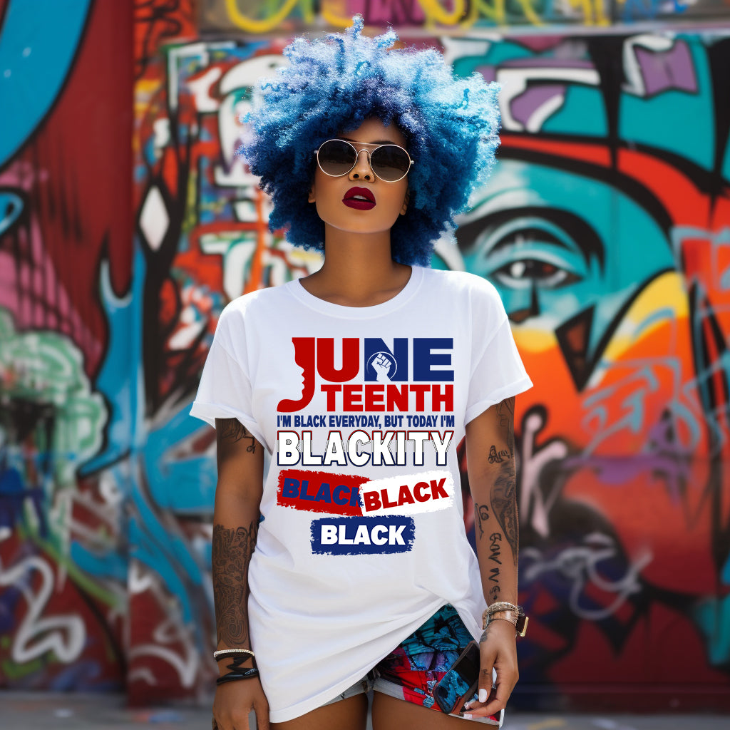 Blackity Black Black Juneteenth PNG