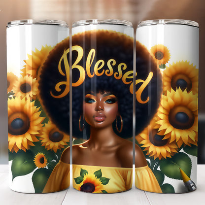 Afro Woman Tumbler Designs MRR Bundle