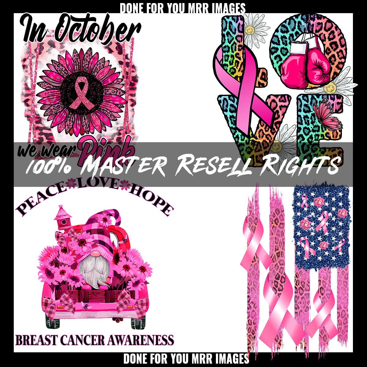 Cancer Halloween Pink MRR Bundle