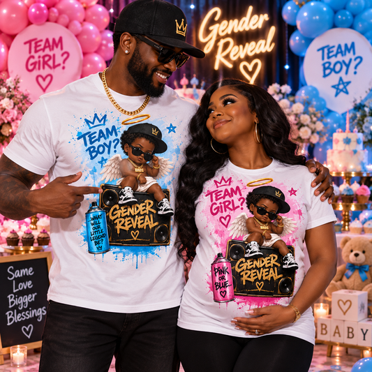 Cherub Gender Reveal PNGs
