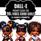 Prompt Guide Dall E: 90s Vibes Chibi Girls
