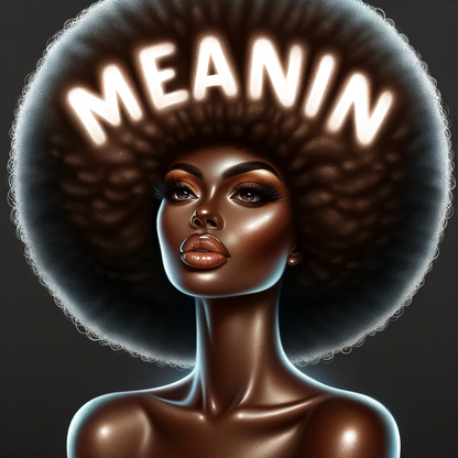 Dall E Prompt: Melanin Fro