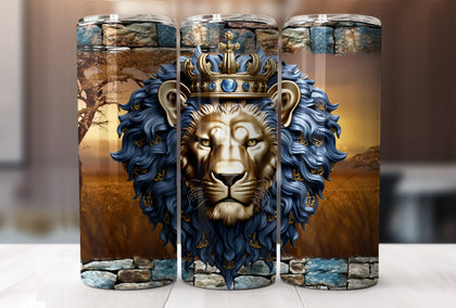 3D Lionhead Tumbler Sublimation Transfer-2