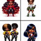 Prompt Guide Dall E: 90s Vibes Chibi Girls