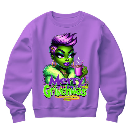 Purple Merry Grinchmas PNG MRR Bundle