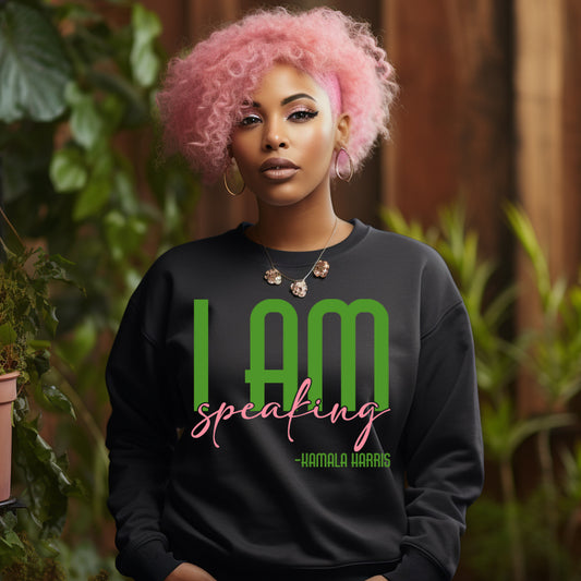 I Am Speaking Kamala PNG Bundle - pink green