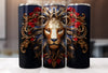 3D Lionhead Tumbler PNG/JPG-11