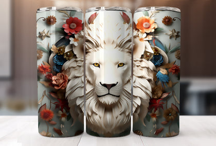 3D Lionhead Tumbler Sublimation Transfer-12