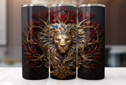 3D Lionhead Tumbler Sublimation Transfer-9