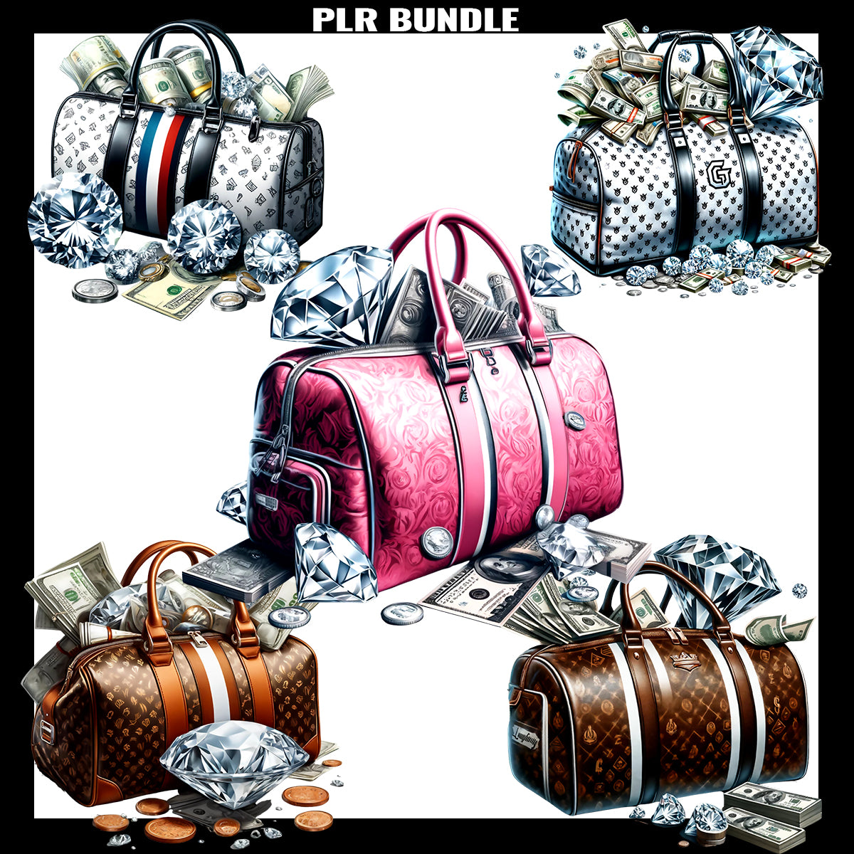 Luxury Duffle Bags MRR Bundle - Part 1