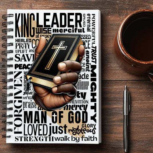 Man of God Hand Journal UV DTF Stickers