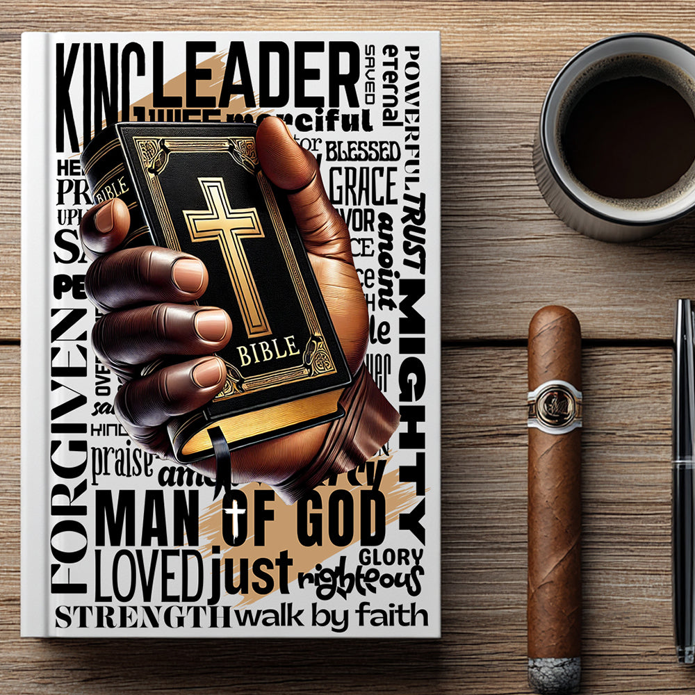Man of God 5x7 Journal Covers Motivational Words MRR Bundle