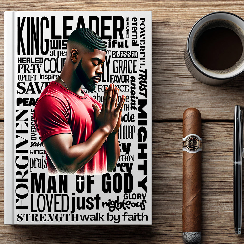 Man of God 5x7 Journal Covers Motivational Words MRR Bundle