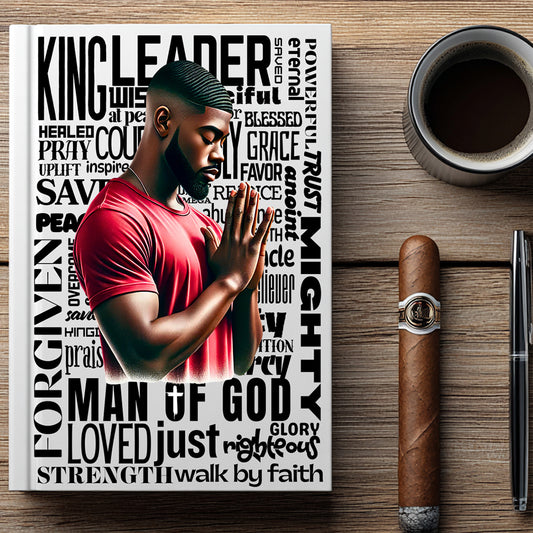 Man of God 5x7 Journal Covers Motivational Words MRR Bundle