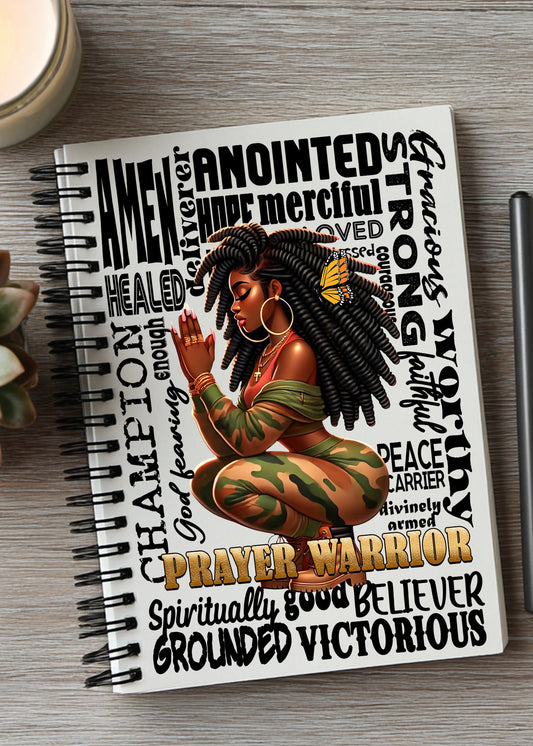 Prayer Warrior Journal UV DTF Stickers