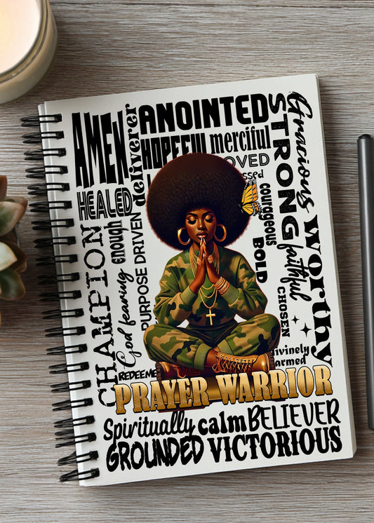 Prayer Warrior Journal UV DTF Stickers