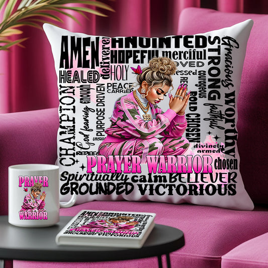 Pink Camo Prayer Warrior Motivational Words MRR Bundle