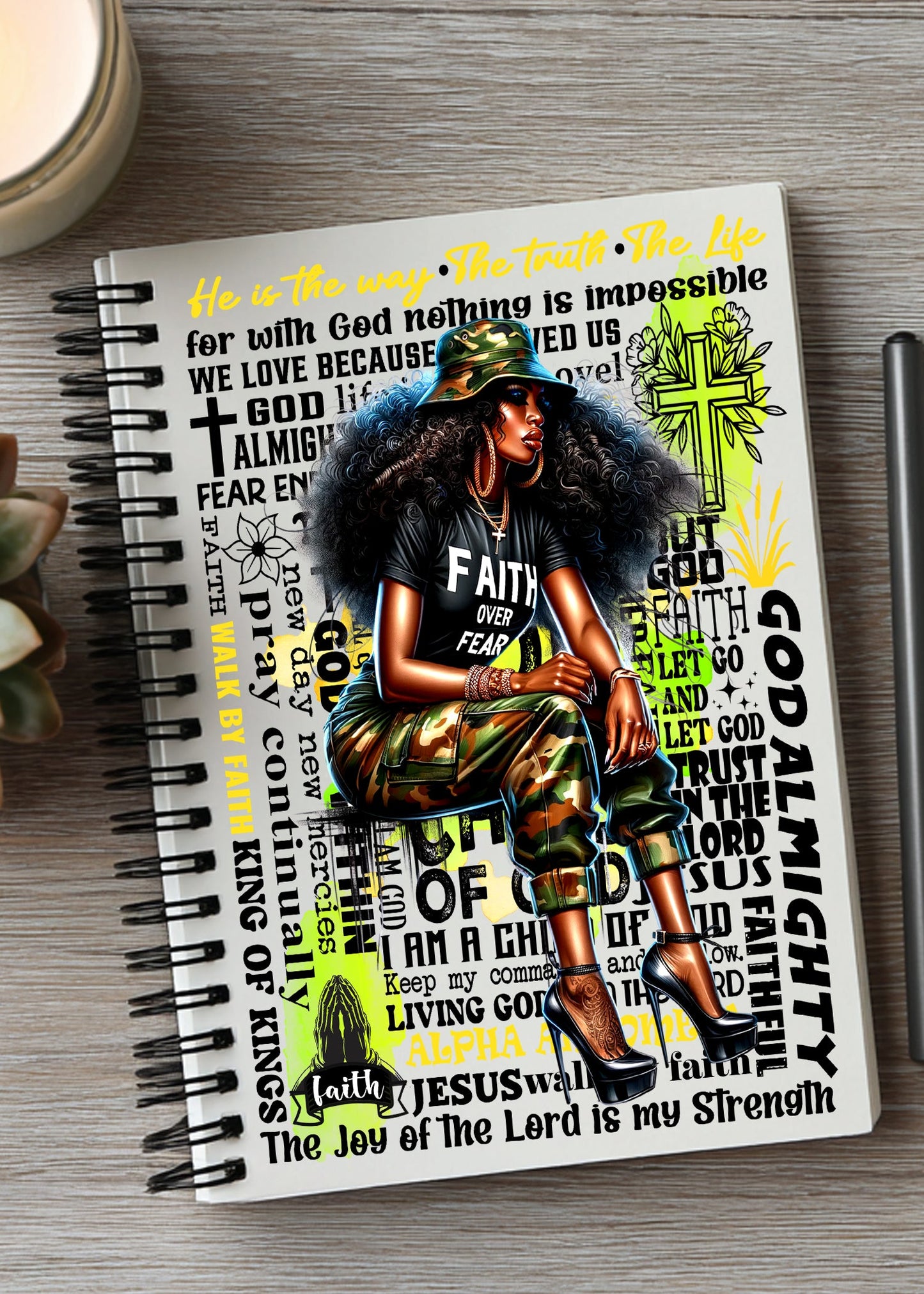 Prayer Works Journal UV DTF Stickers
