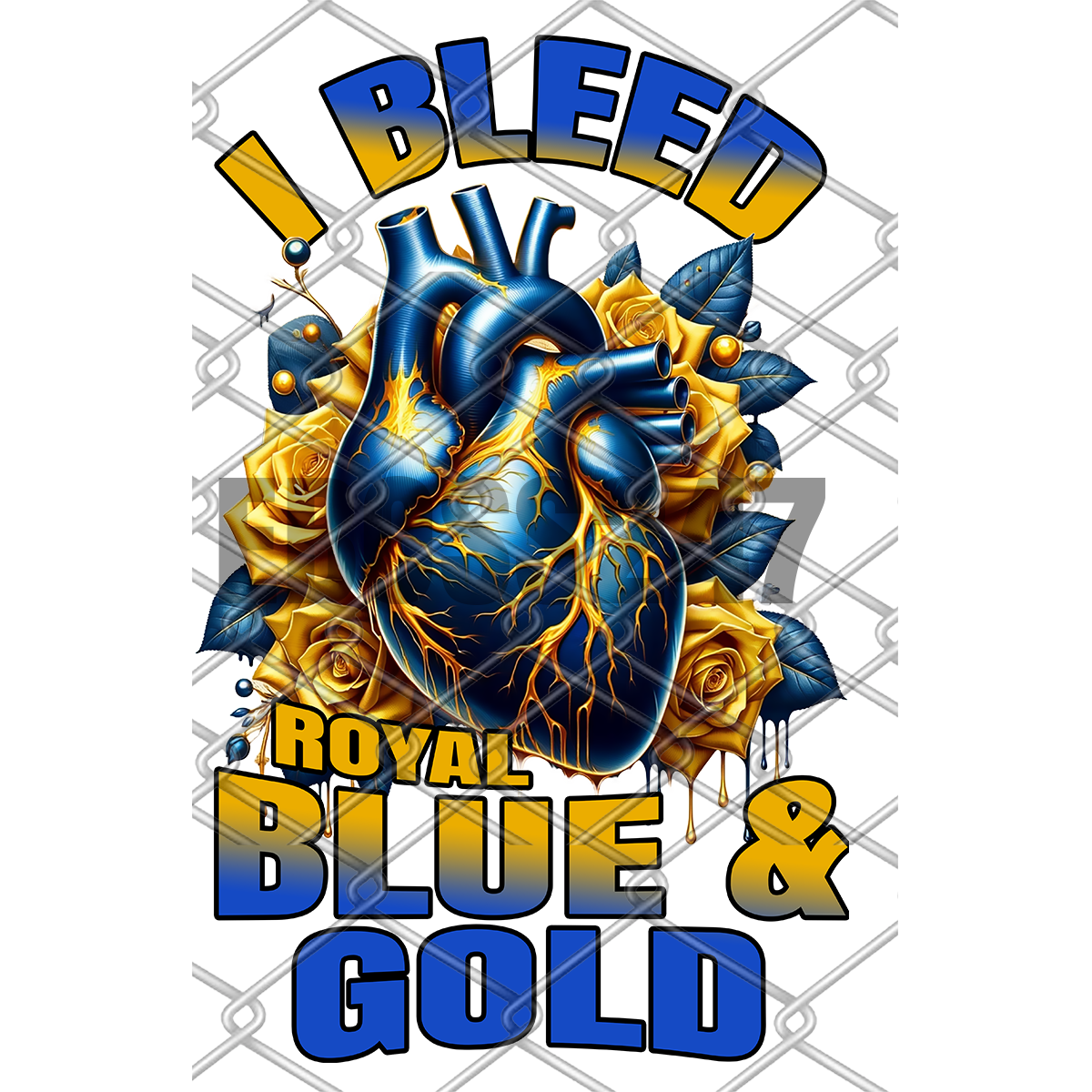 I Bleed Royal Blue and Pink SGRho PNG