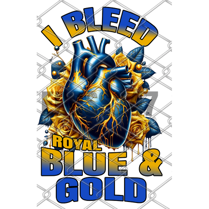 I Bleed Royal Blue and Pink SGRho PNG