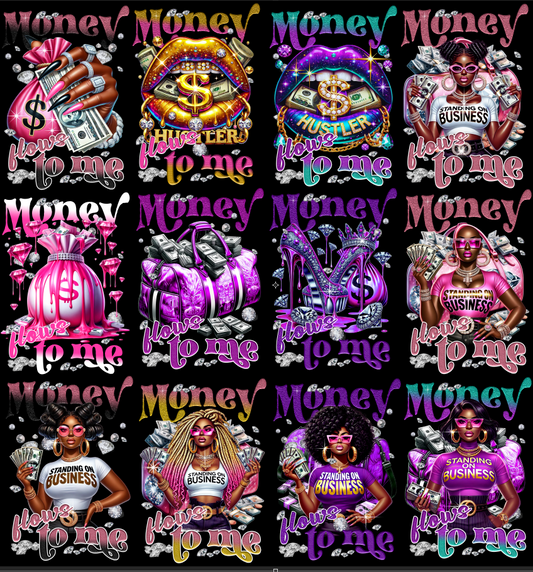 Money Flows Journal UV DTF Stickers - 22.8x24 Gang Sheet
