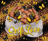 Self Love Nails Dark Tumbler Sublimation Transfer