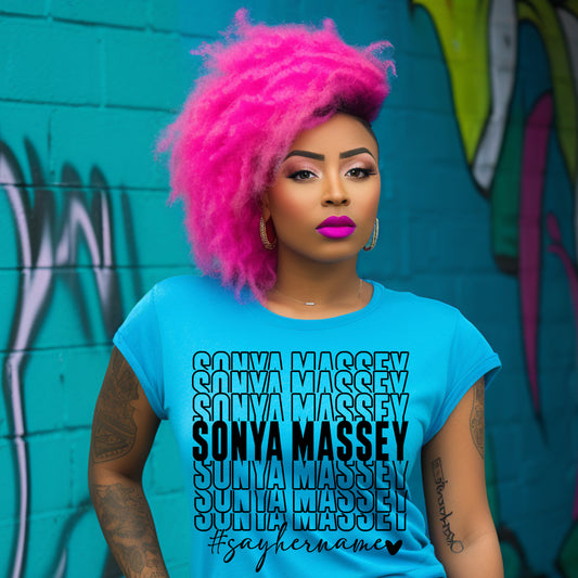 Sonya Massey Name Stacked PNG SVG