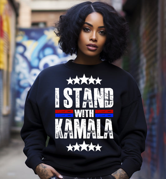 I Stand With Kamala PNG SVG