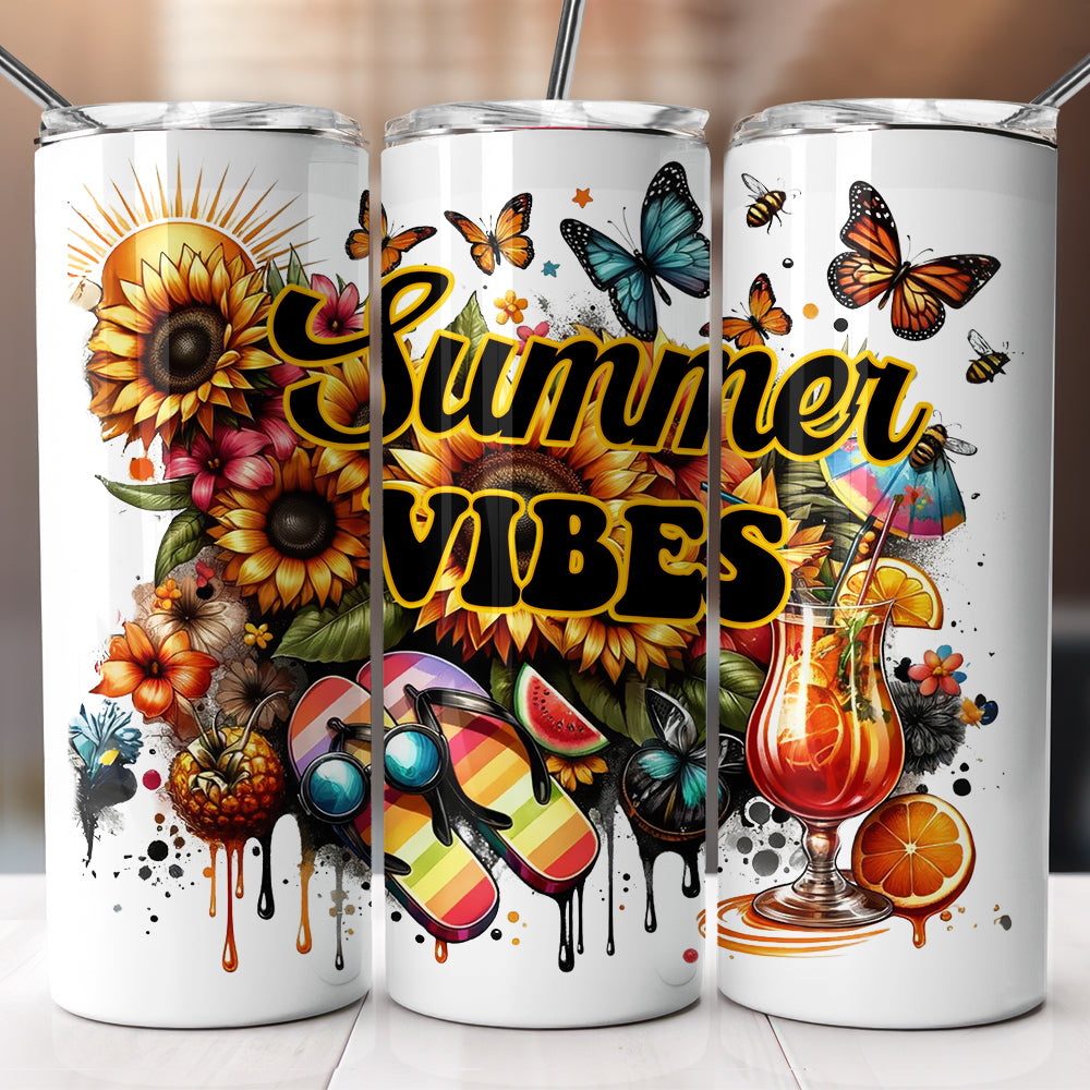 Summer Vibes Tumbler Designs MRR Bundle